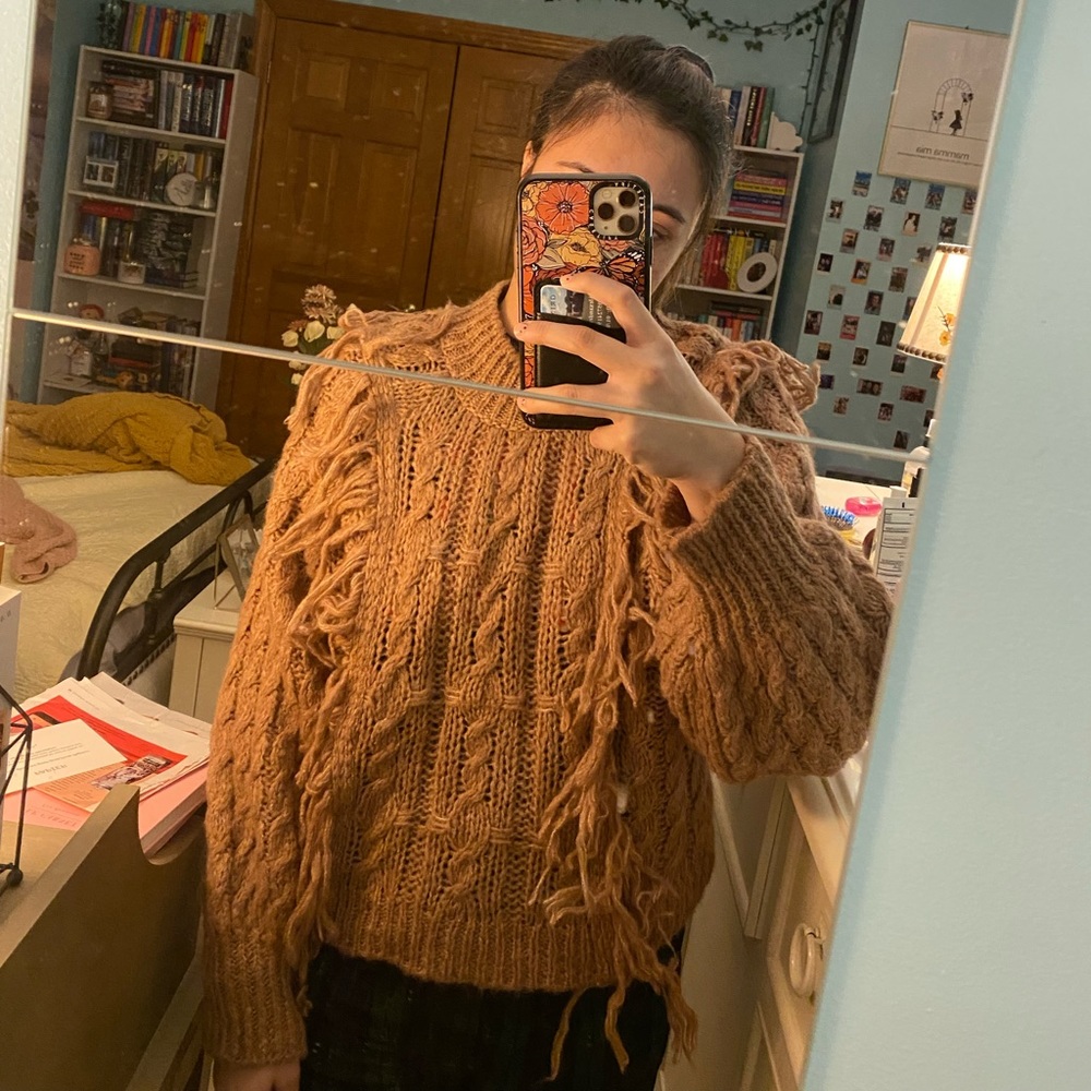 ASOS tan/mauve sweater